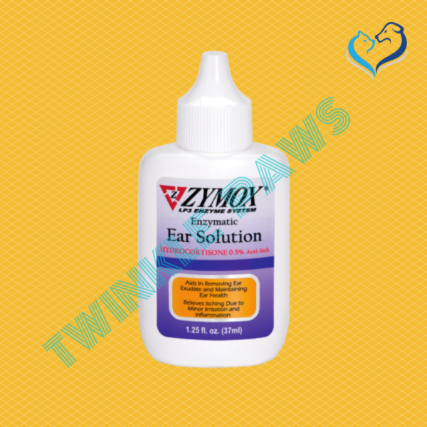 Zymox Ear Solution with .5% Hydrocortisone 37ml 1.25-oz bottle